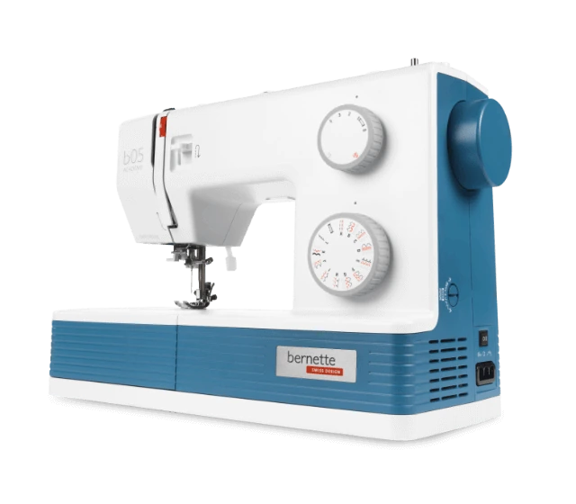 Official blue bernette 05 ACADEMY product image. The separately supplied extension table and additional tools are not shown.