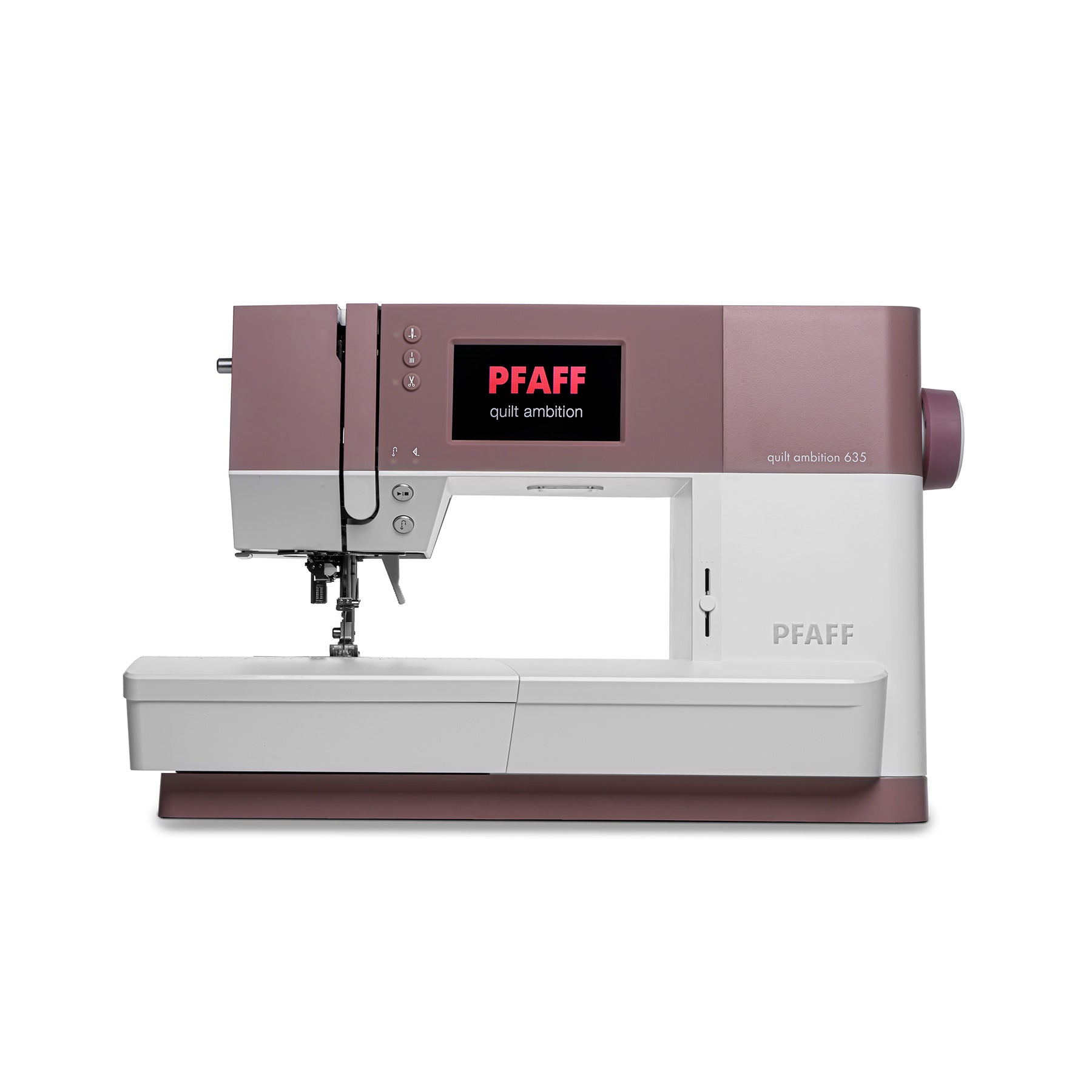 Exact official PFAFF quilt ambition 635 product image. The machine marking identifies the model; manufacturer does not state whether this image is a photograph or render, and shown content is not a package list.